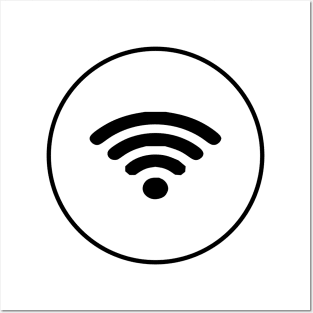 WiFi minimalist art Posters and Art